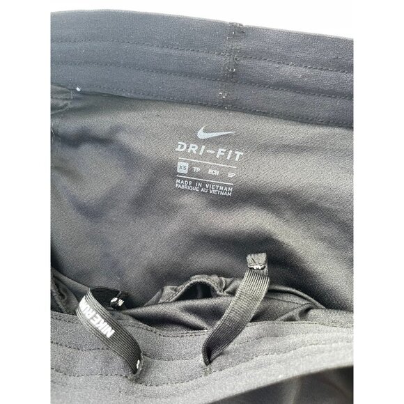 Nike dri-fit shorts skort wrap black pocket zip xs - Picture 7 of 10